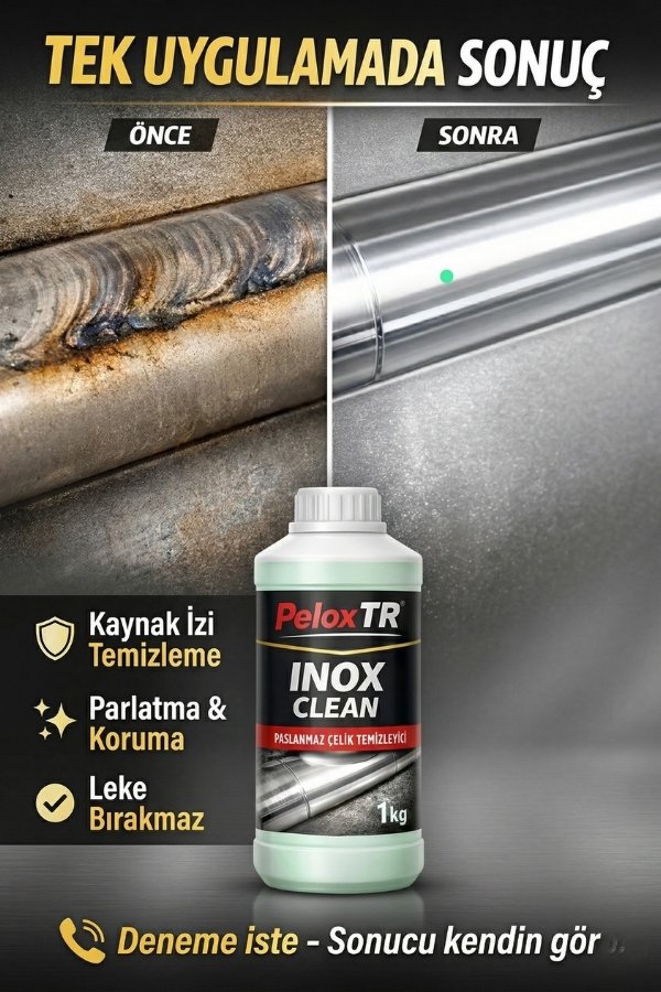 PeloxTR Paslanmaz Parmak İzi İnox Top 30 Kg