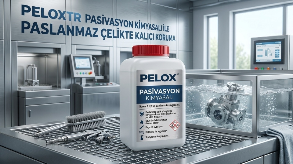 PeloxTR Pasivasyon Kimyasalı | Paslanmaz Çelik Korozyon Kalkanı